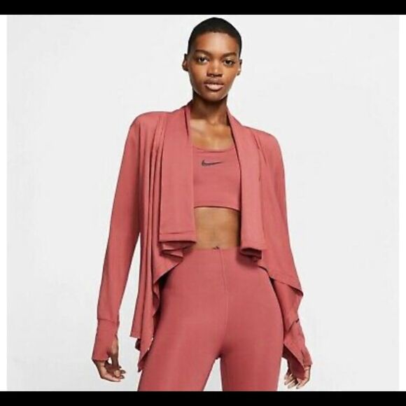 Nike Long Sleeve Yoga Top - Picture 1 of 8